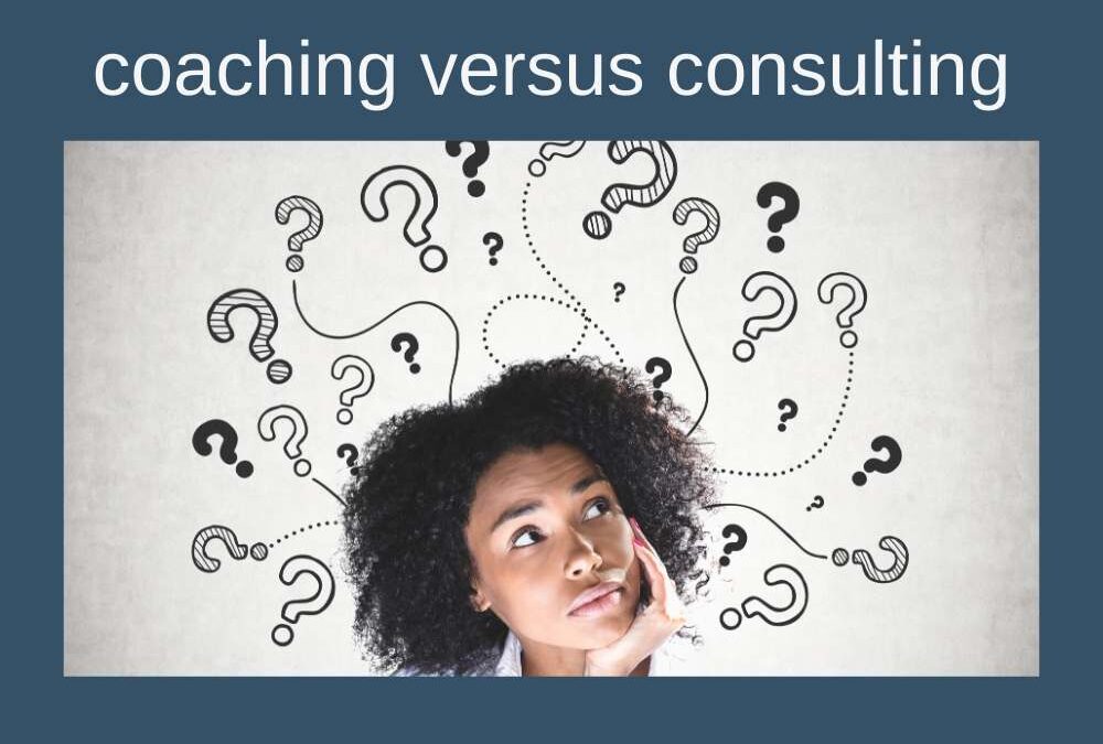 The difference between coaching and consulting